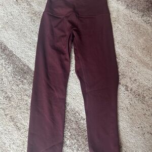 lululemon athletica Burgundy Leggings